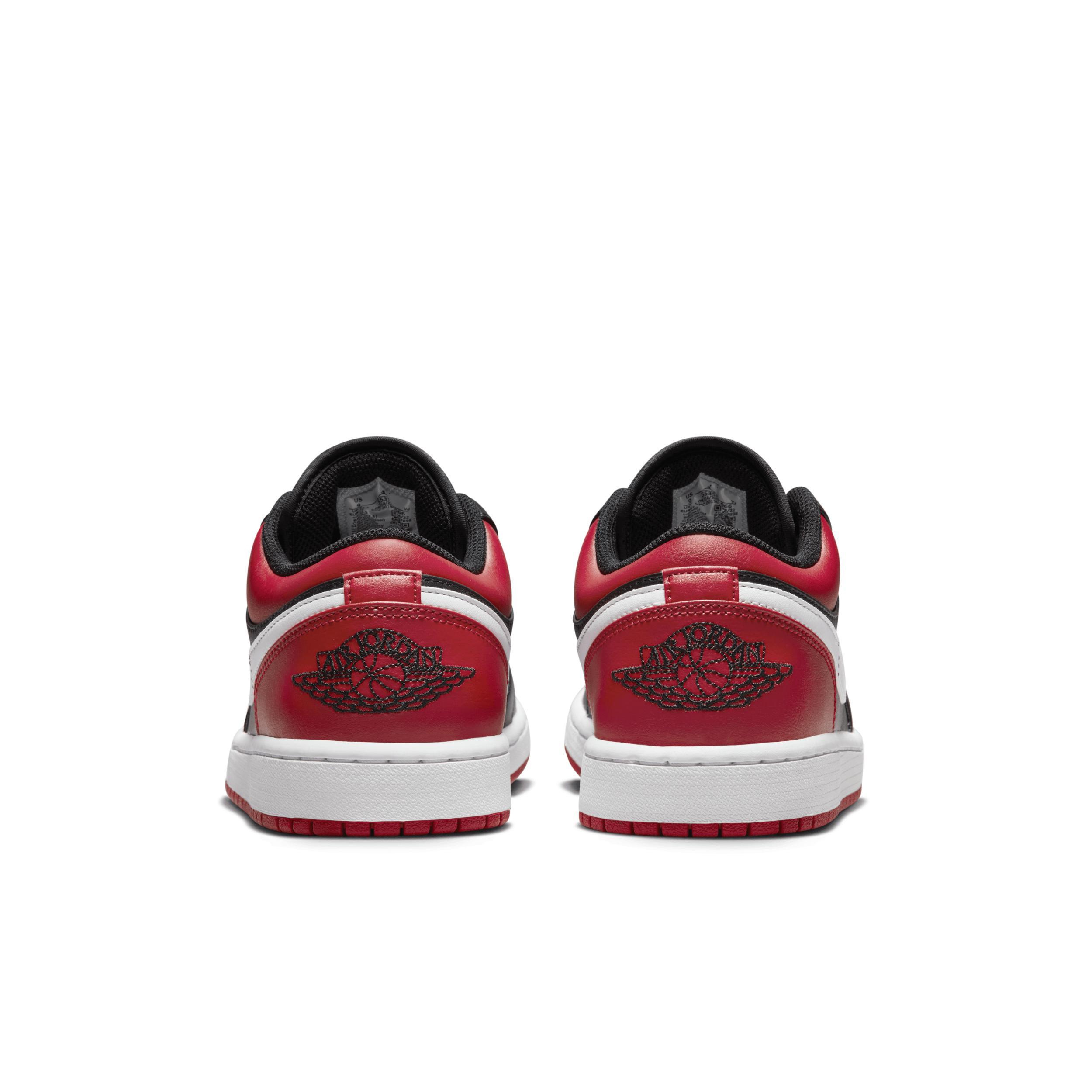 Jordan Mens AJ 1 Low - Shoes Gym Red/Black/White Product Image