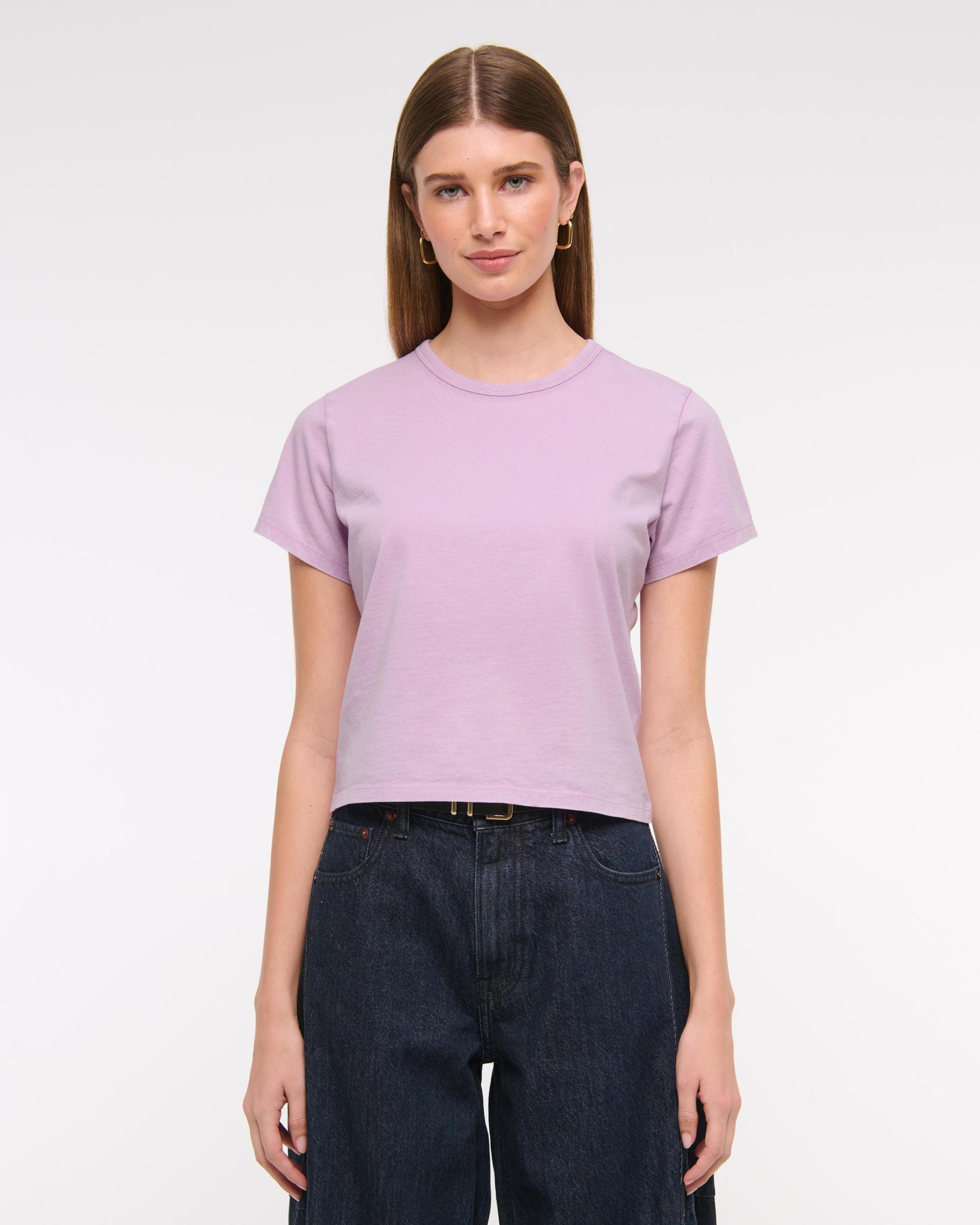 Essential Polished Body-Skimming Tee Product Image