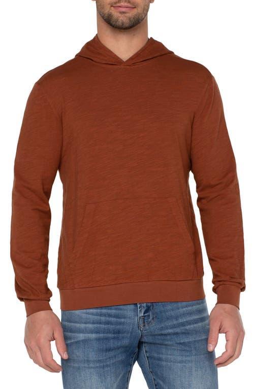 Liverpool Los Angeles Slub Hoodie (Caramel) Men's Short Sleeve Knit Product Image