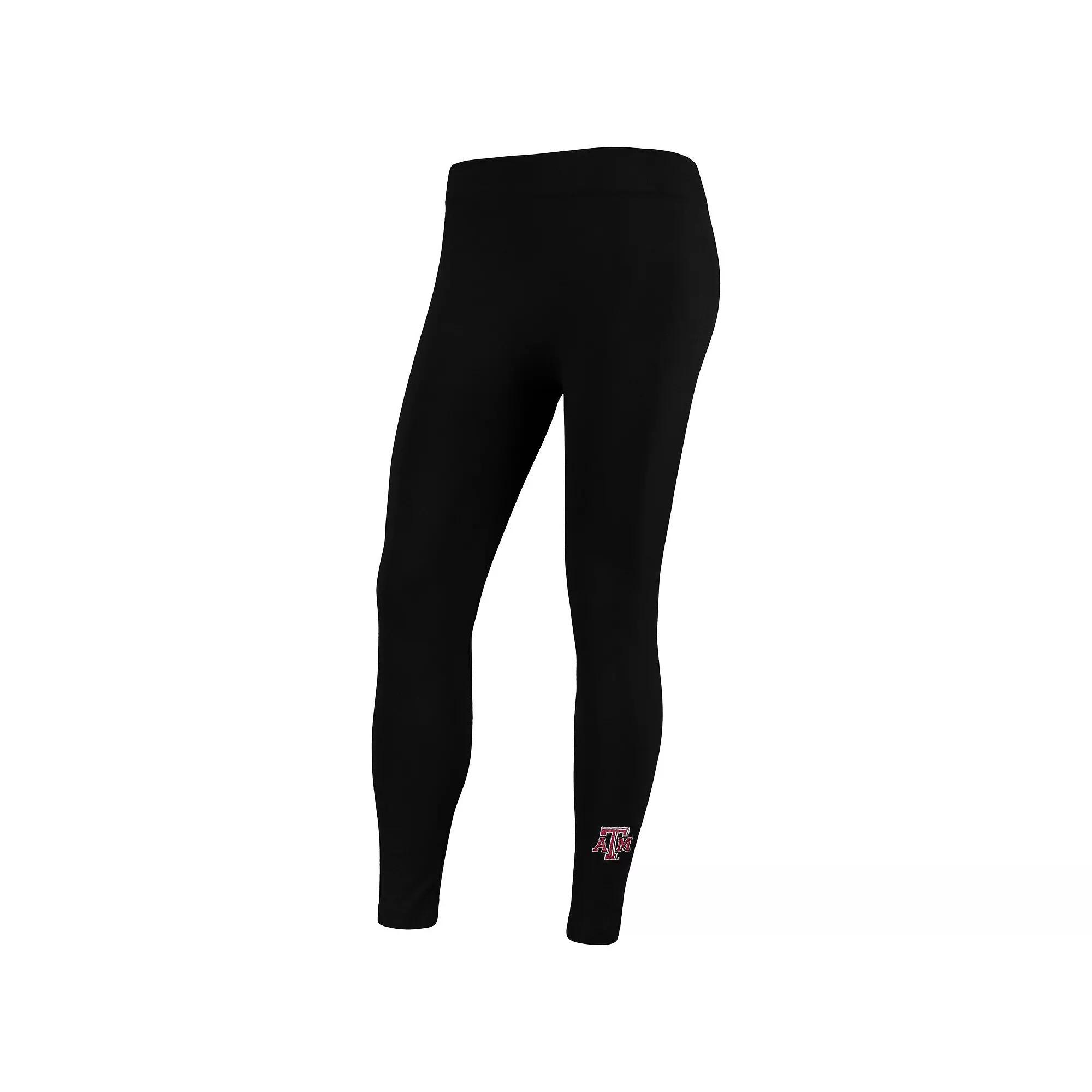 Women's ZooZatz Black Texas A&M Aggies Fleece Leggings, Size: Large/XL Product Image