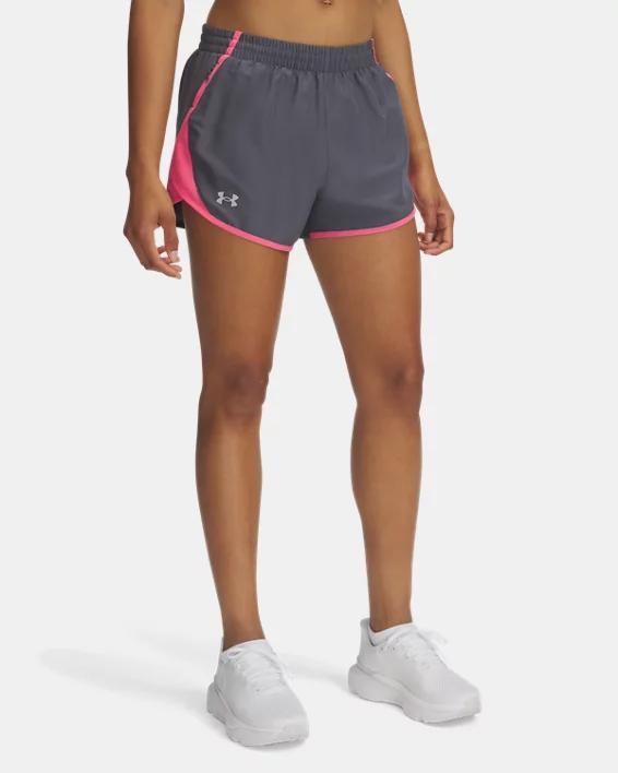 Women's Under Armour Fly-By Shorts, Size: XL, Ether Blue Product Image