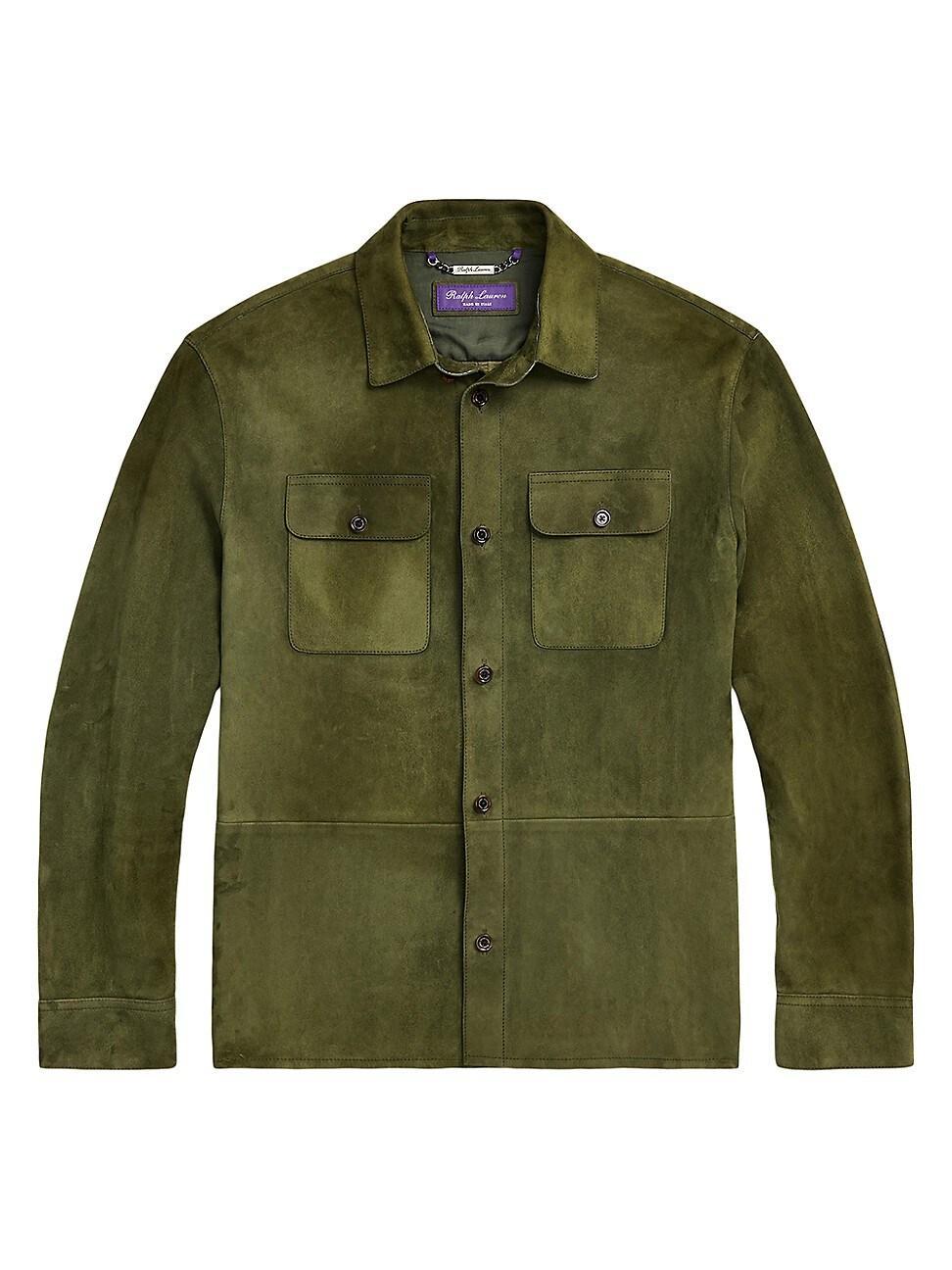 Mens Suede Overshirt Product Image