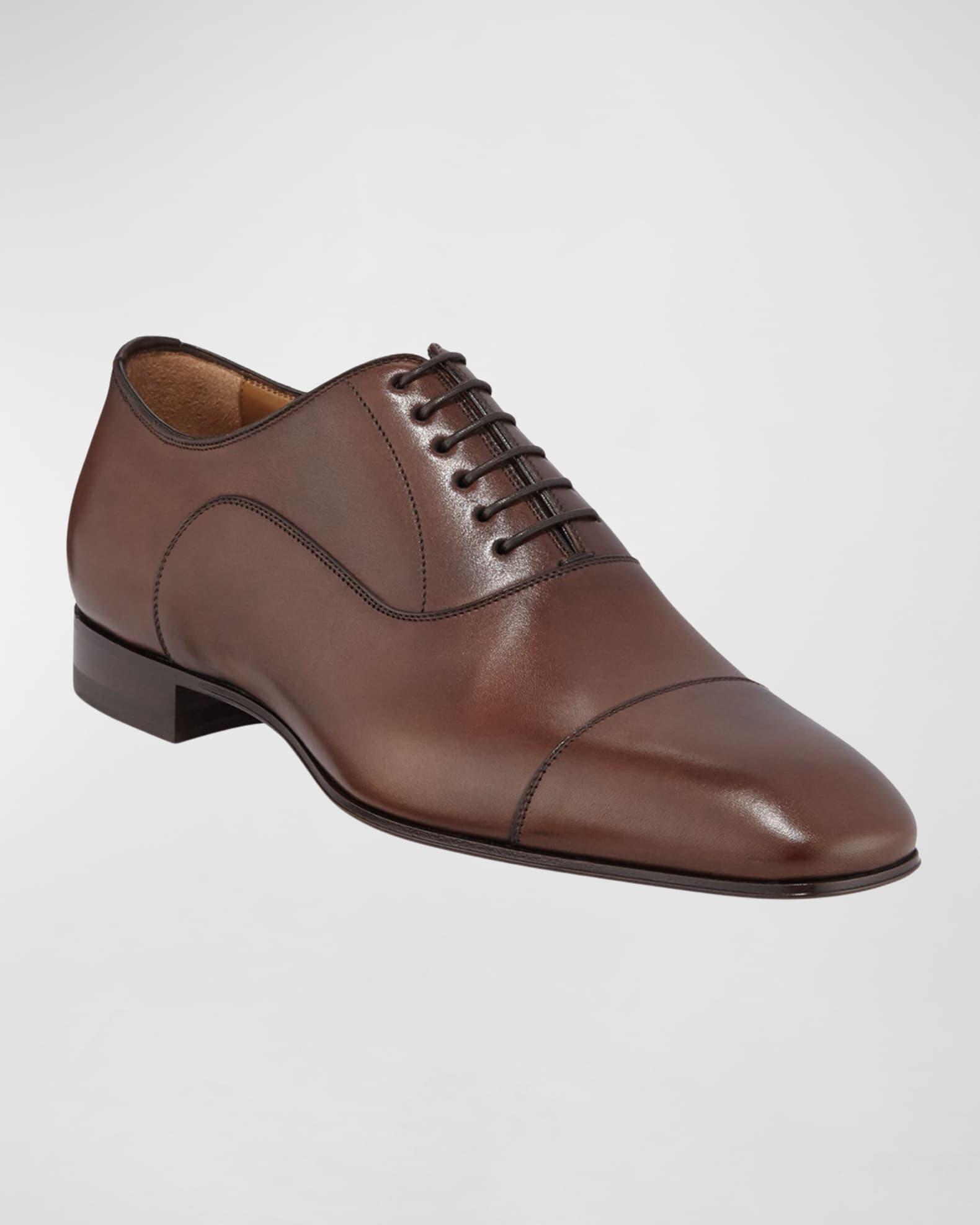 Greggo Patina Calf Leather Red Sole Oxford Product Image