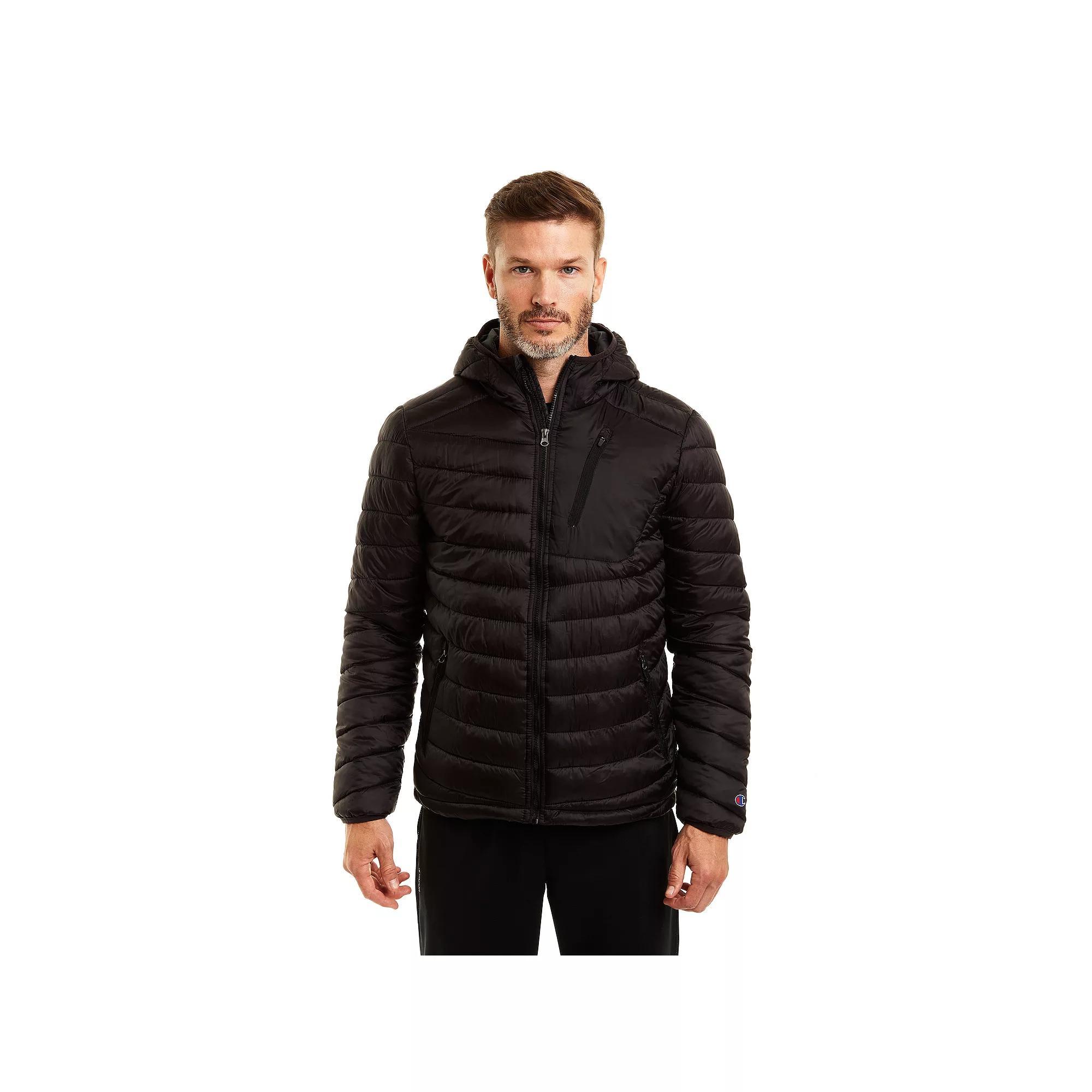 Big & Tall Excelled Insulated Puffer Jacket, Men's, Size: 3XL, Black Product Image