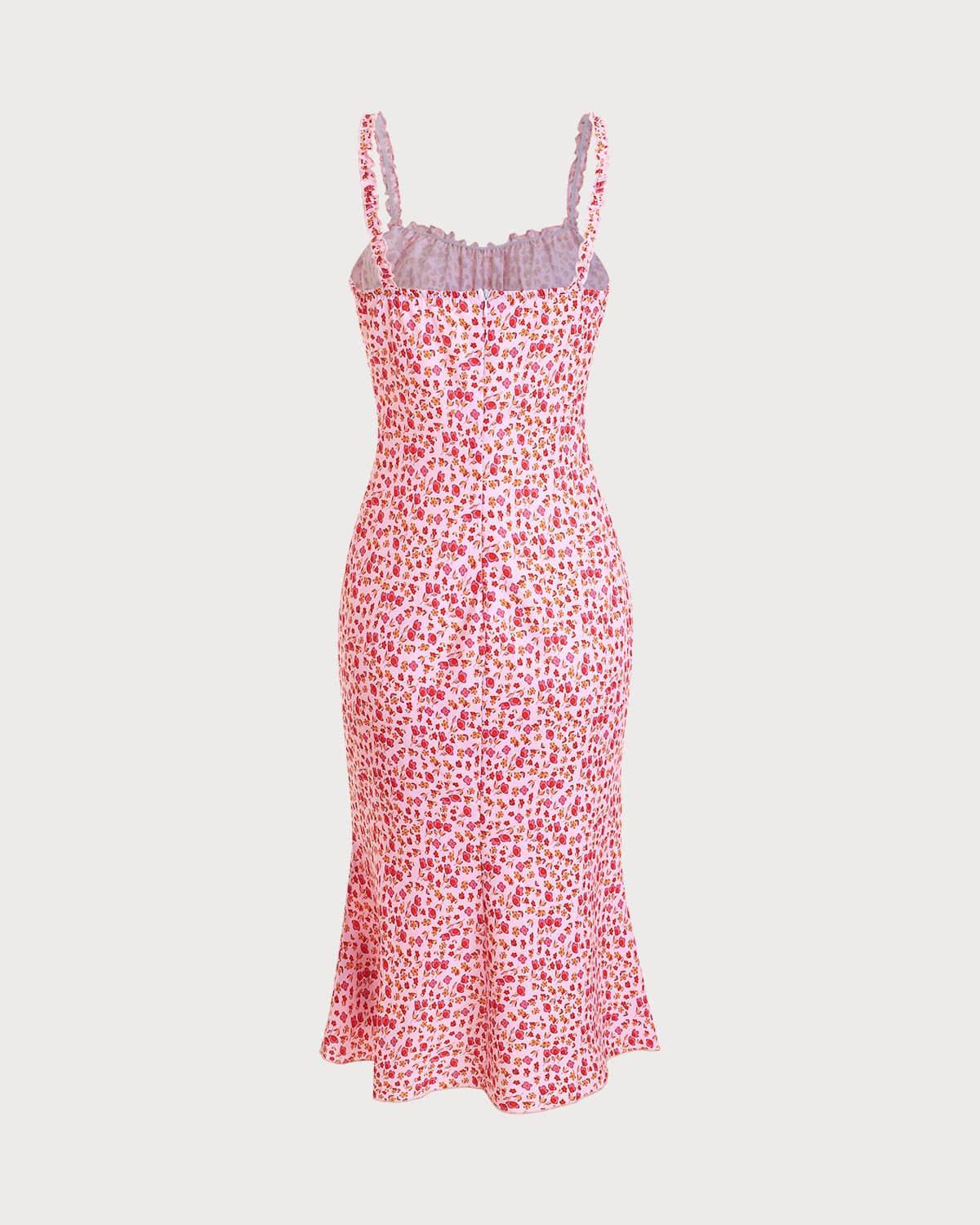 The Frill Trim Floral Cami Dress Female Product Image