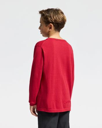 KIDS COORY CHAINSTITCH COTTON SWEATER - B0E893E200 Product Image