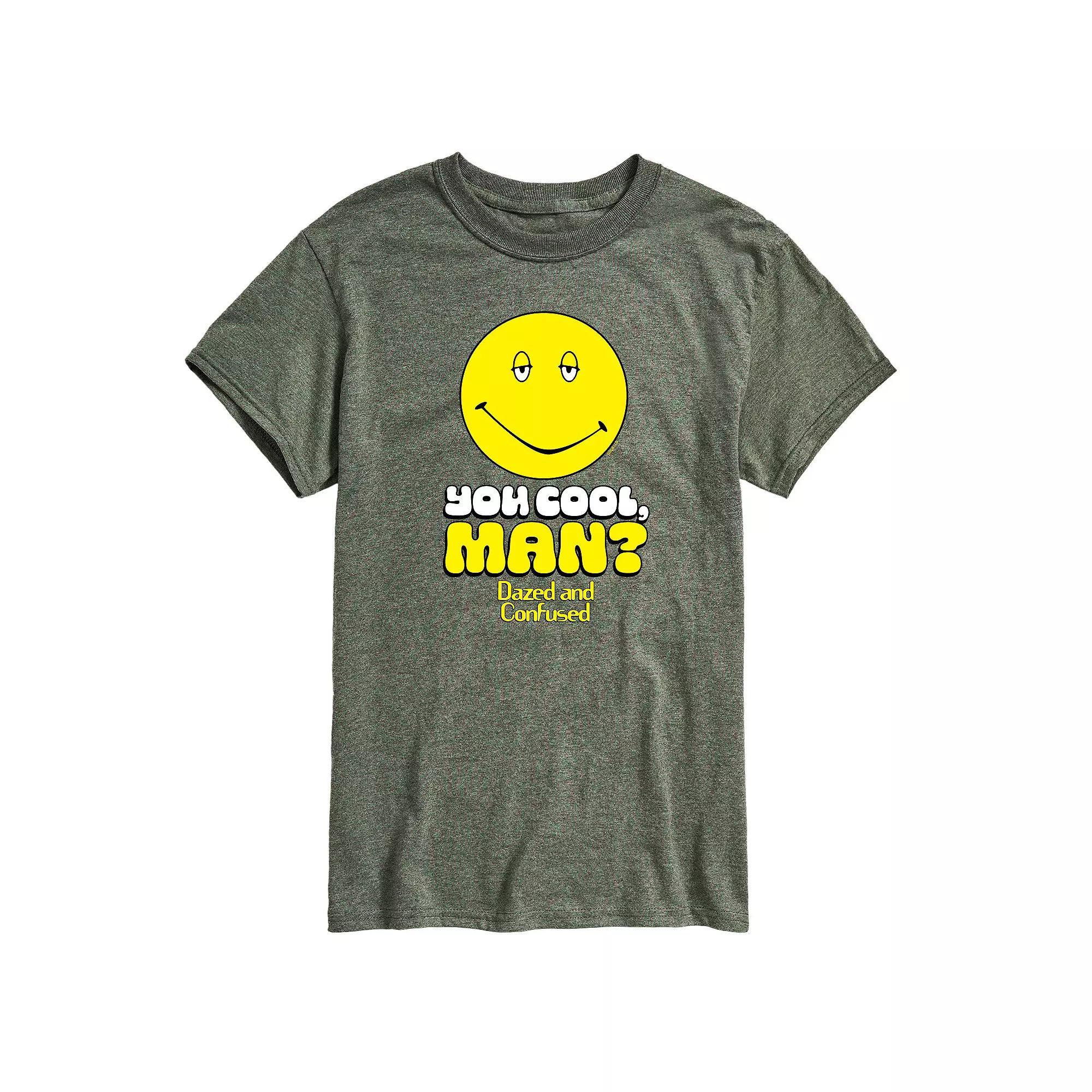 Men's Dazed and Confused You Cool Man Graphic Tee, Size: Medium, Grey Military Green Product Image