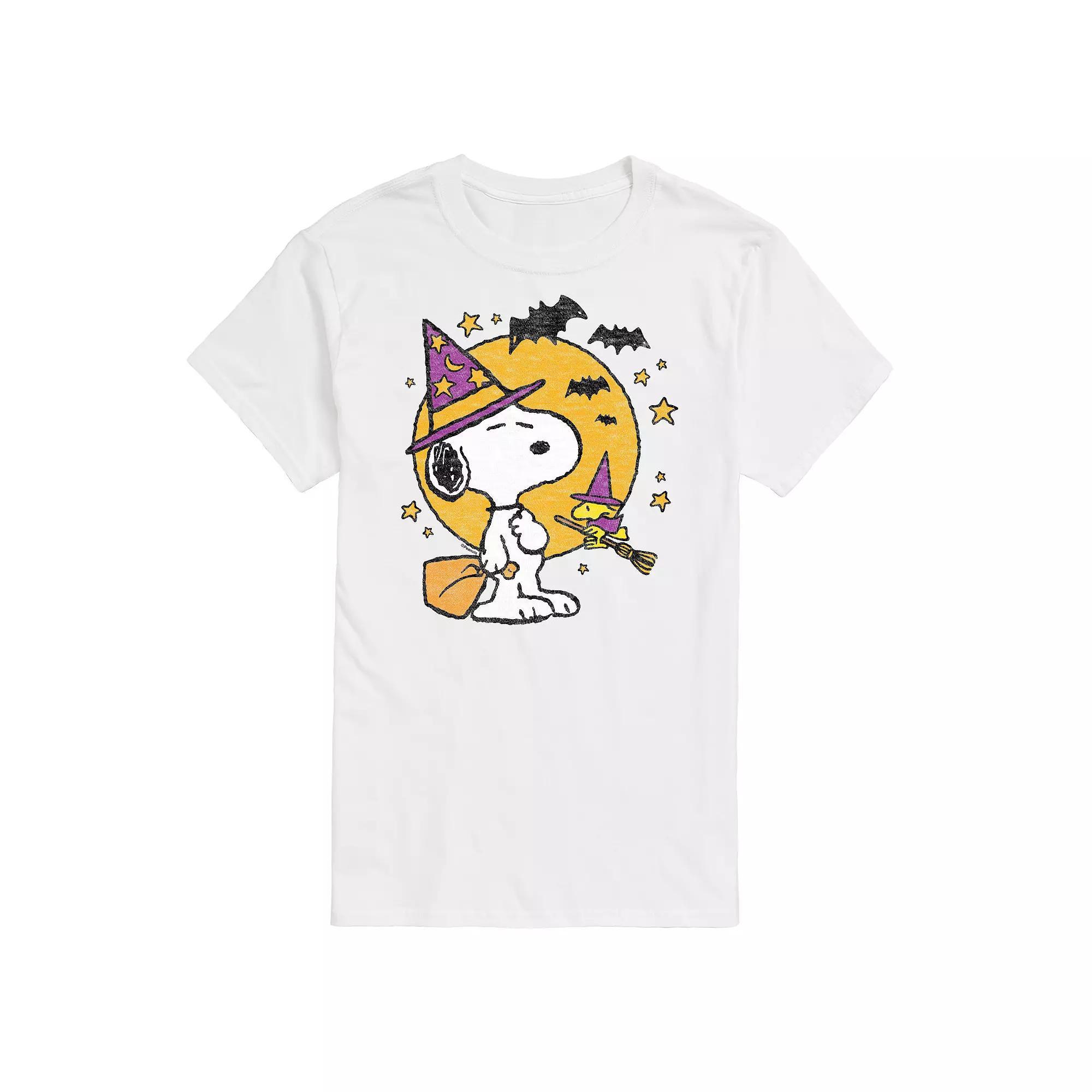 Mens Peanuts Snoopy & Woodstock Witchcraft Graphic Tee Product Image