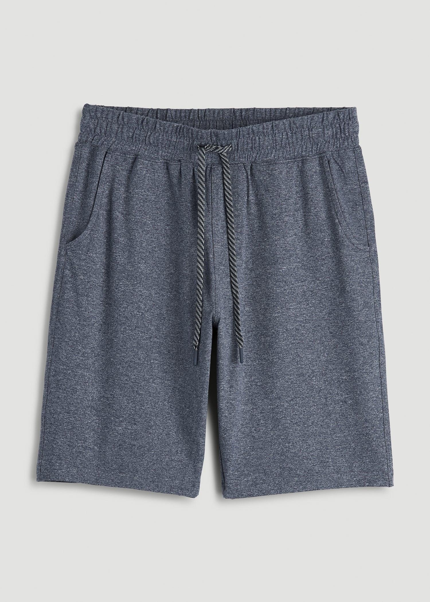 Weekender Stretch Lounge Shorts for Tall Men in Navy Mix Product Image