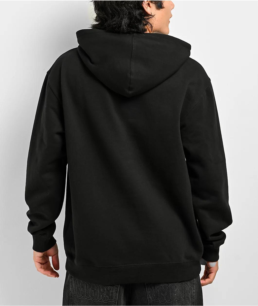 Vitriol Broken Wings Black Hoodie Product Image