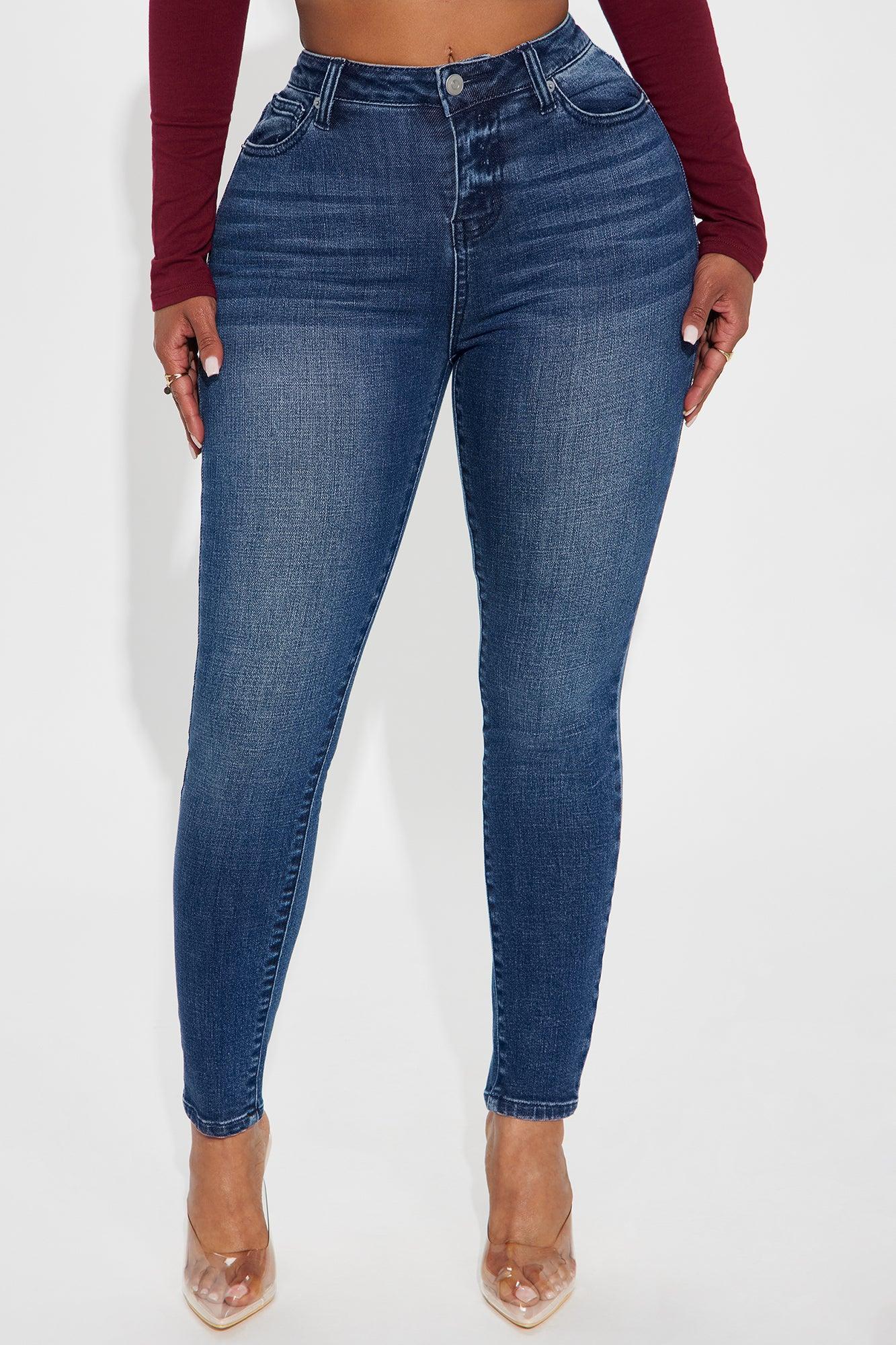 Top Notch High Rise Skinny Jeans - Dark Wash Product Image