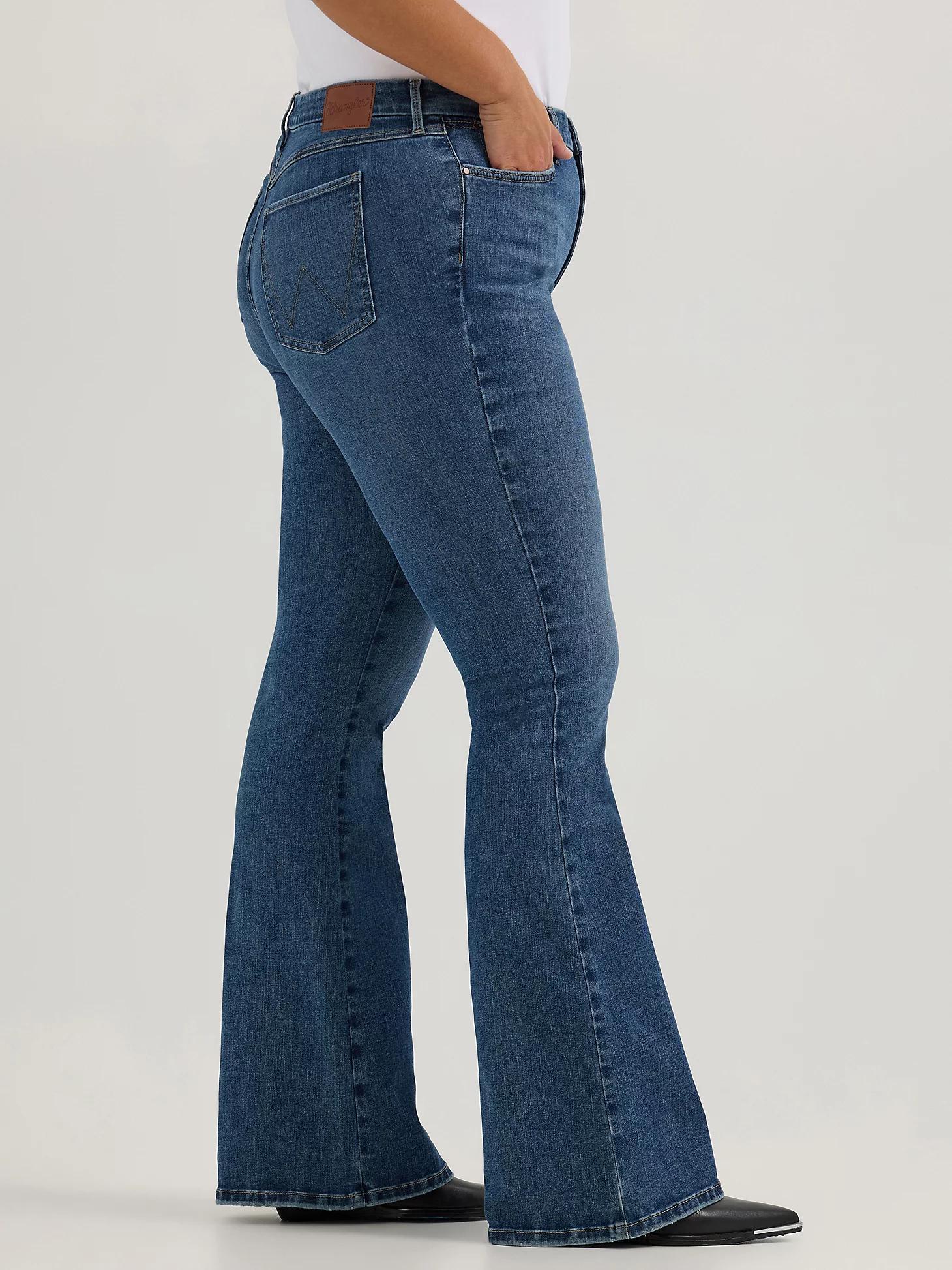 Women's Wrangler Bespoke High Rise Flare Jean | Women's JEANS | Wrangler® Product Image