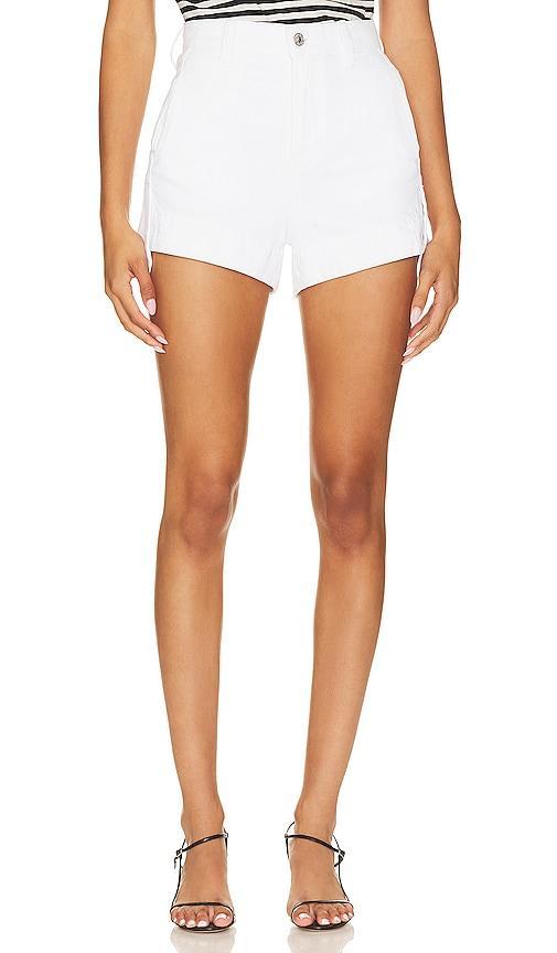 Tailored Slouchy Denim Shorts Product Image