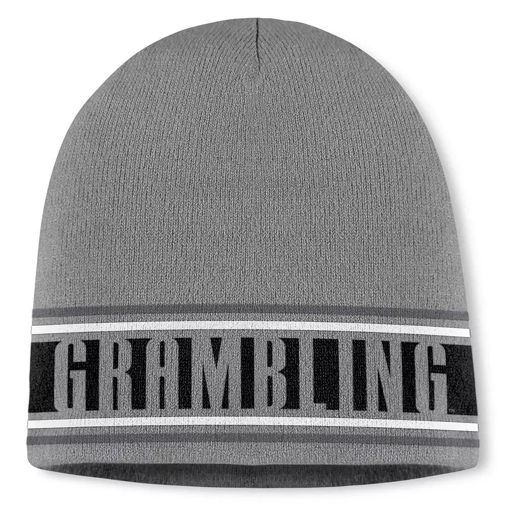 Mens Top of the World Gray Grambling Tigers Jace Knit Beanie Product Image