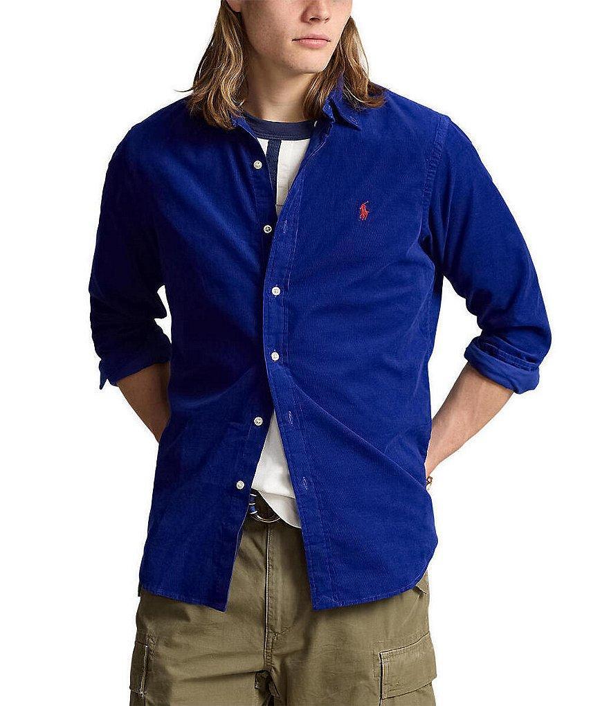 Polo Ralph Lauren Classic Fit Corduroy Long-Sleeve Woven Shirt Product Image
