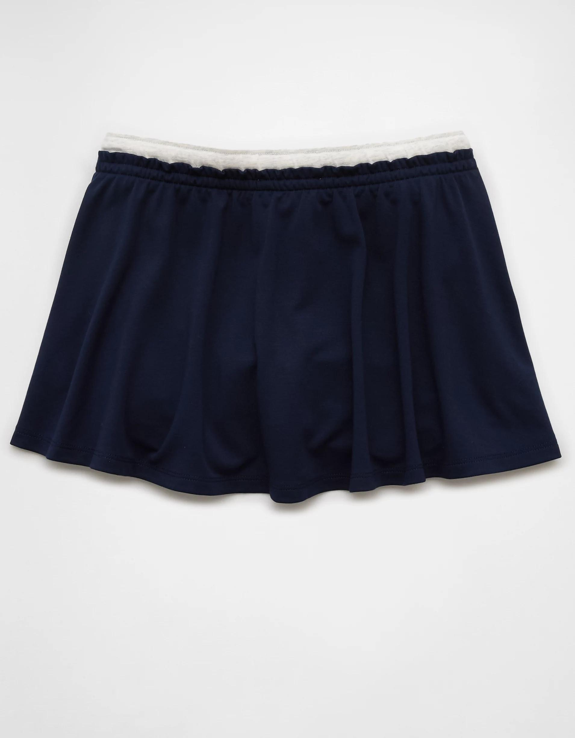 AE High-Waisted Knit Mini Skort Product Image