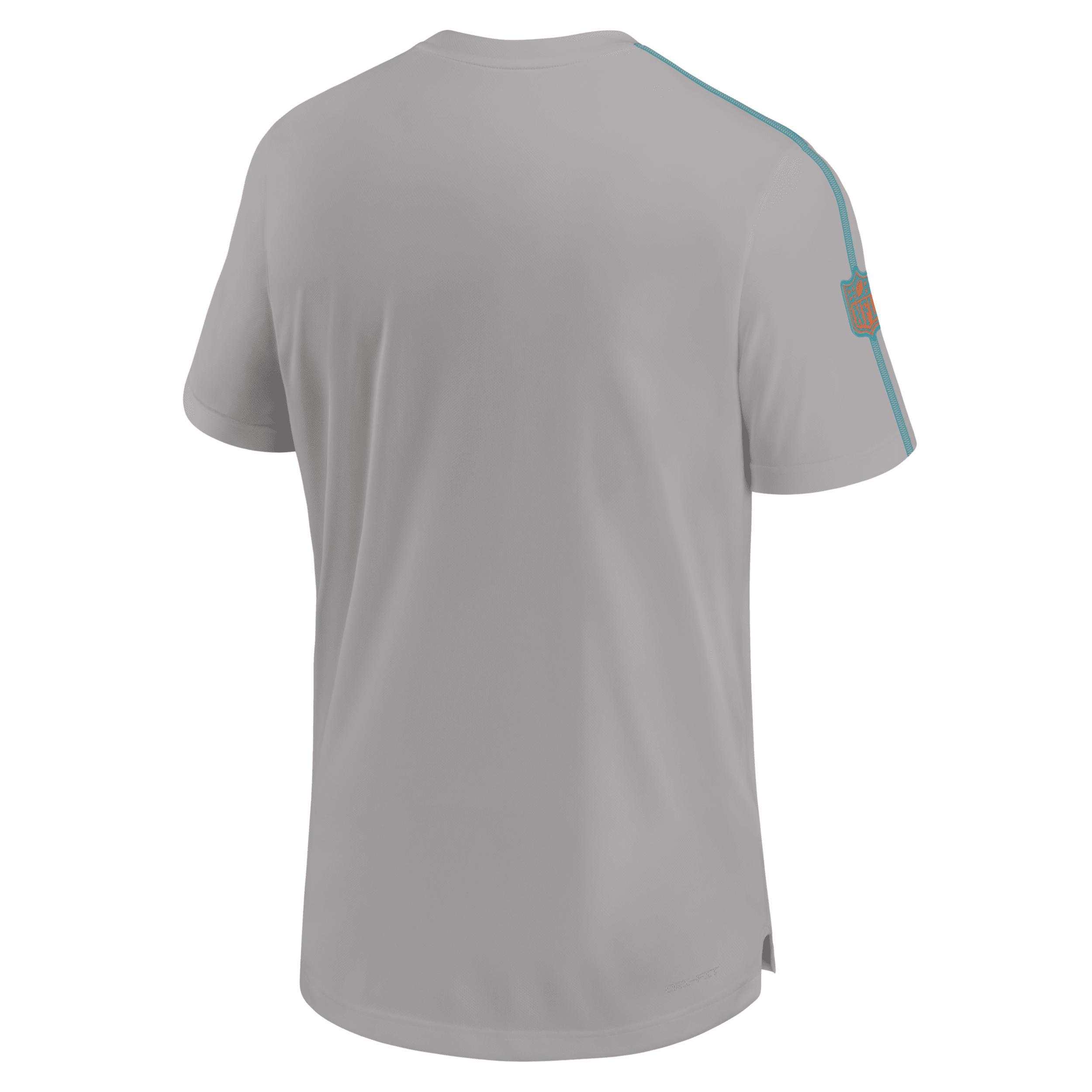 Miami Dolphins Sideline Coach Nike Mens Dri-FIT NFL Top Product Image