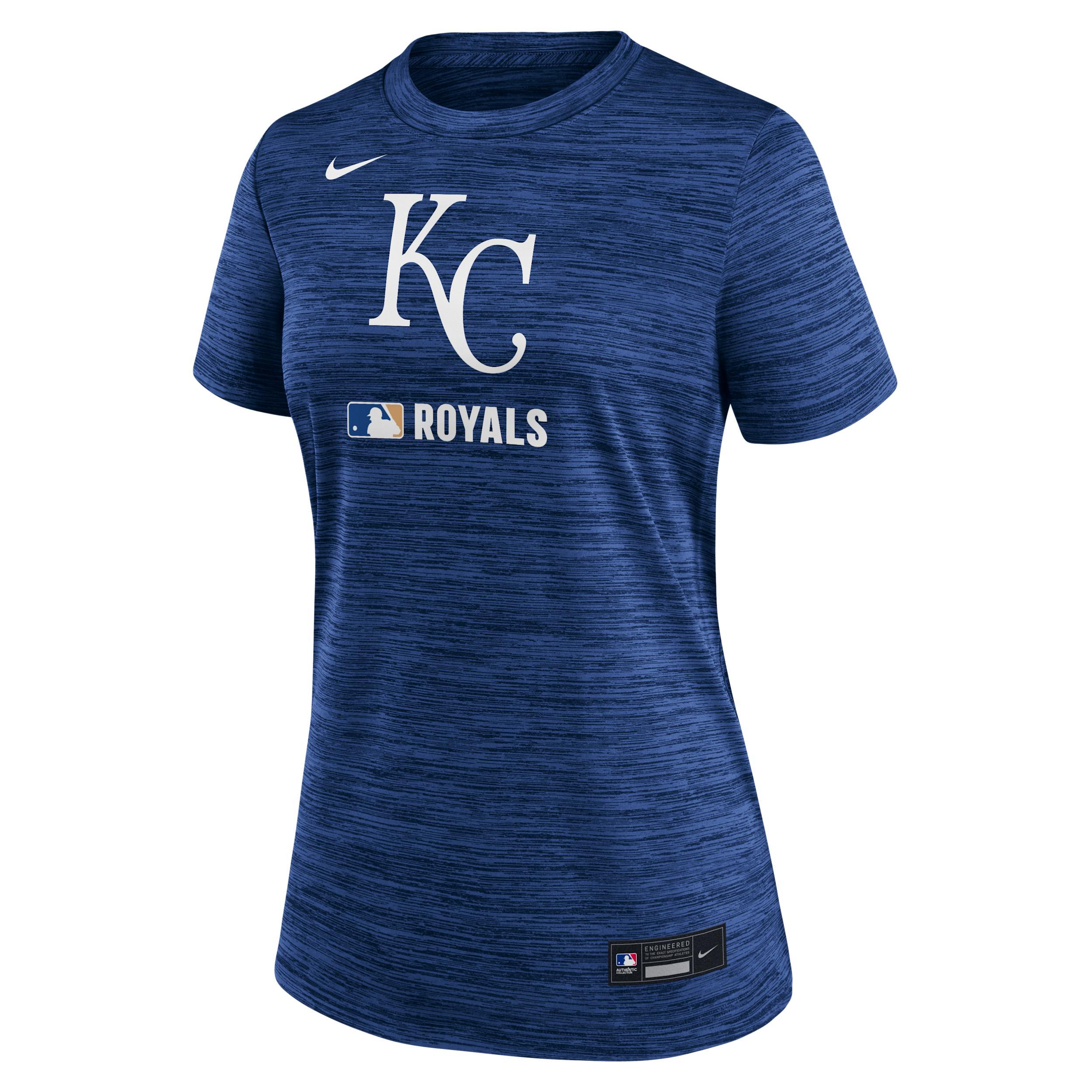 Kansas City Royals Authentic Collection Velocity Nike Women's Dri-FIT MLB T-Shirt Product Image