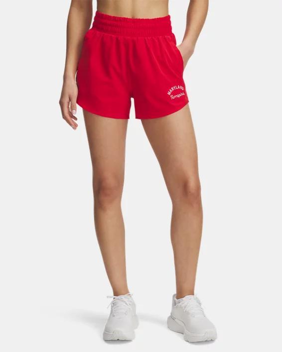 UA Flex Woven Collegiate Womens 3 Shorts Product Image