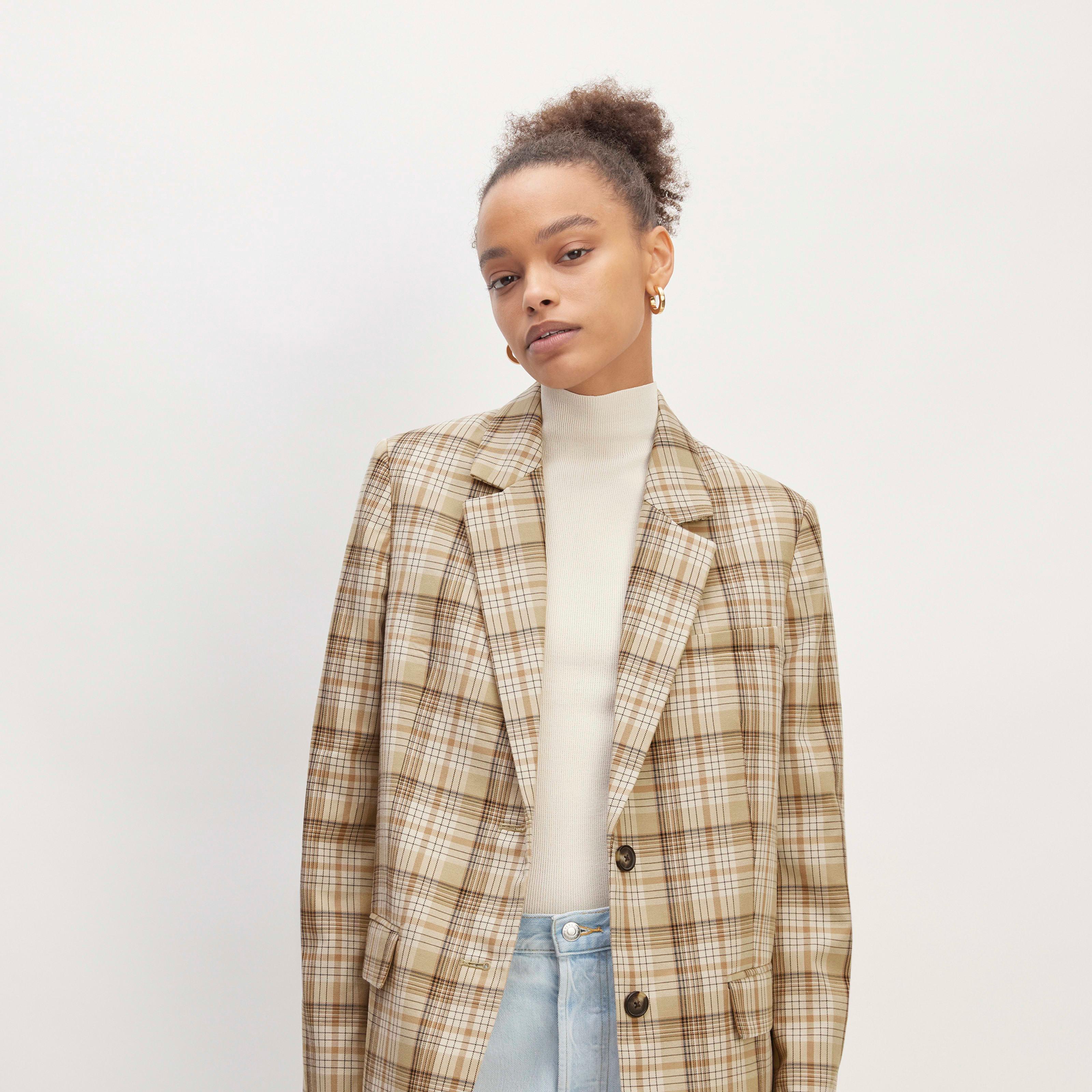 The Oversized Blazer in Buttersmooth Product Image