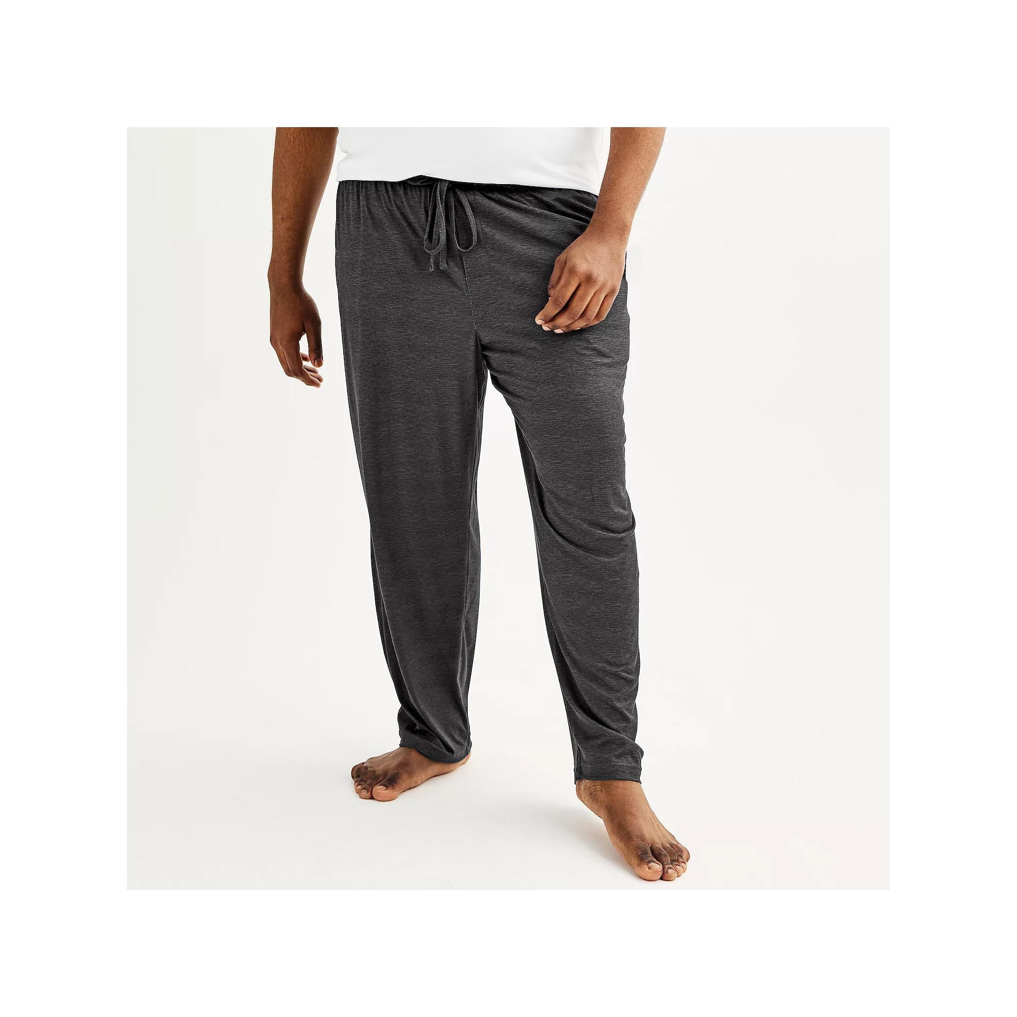 Big & Tall Sonoma Goods For Life® Supersoft Pajama Pants, Men's, Size: Large Tall, Blue Space Dye Product Image