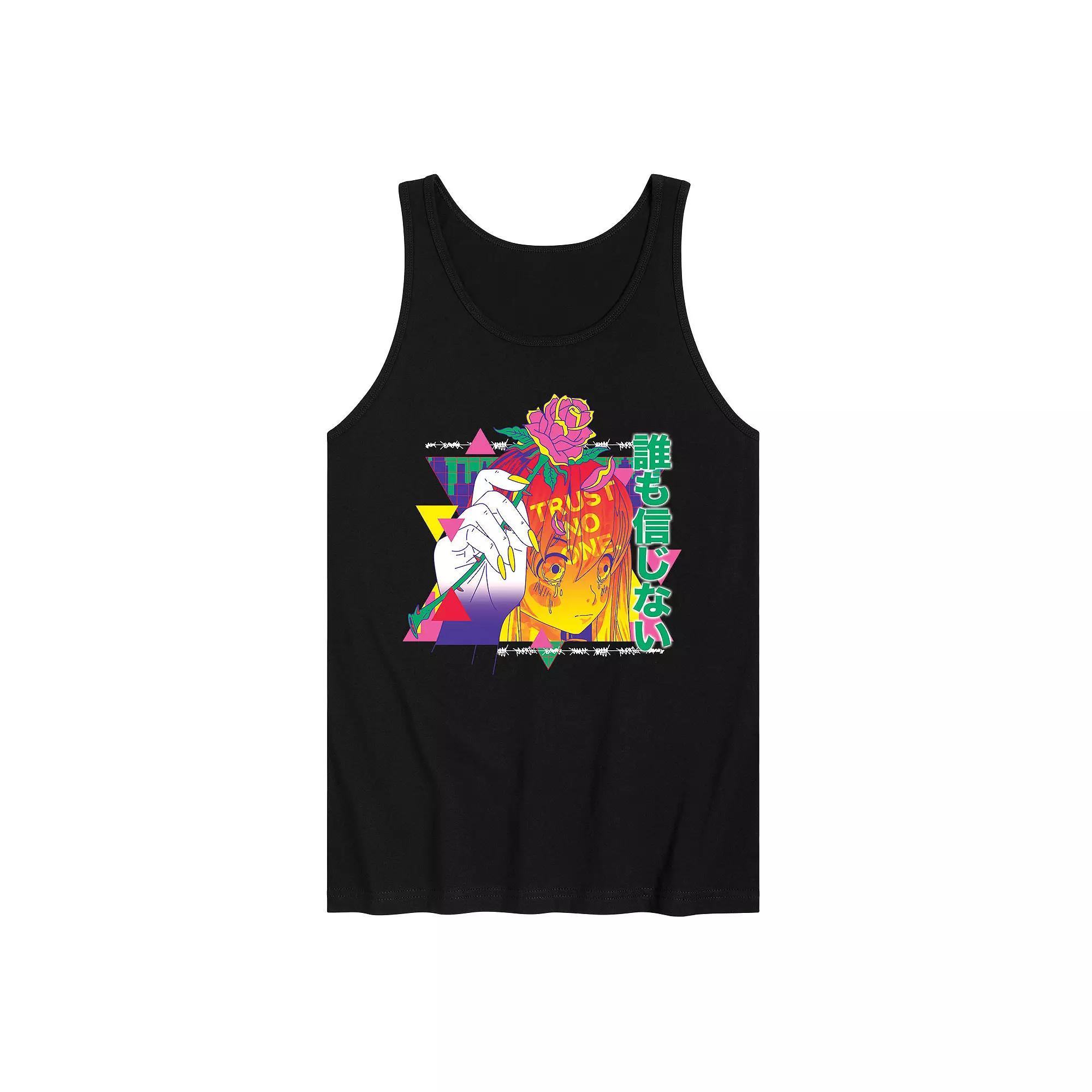 Mens Anime Trust No One Tank Top Product Image
