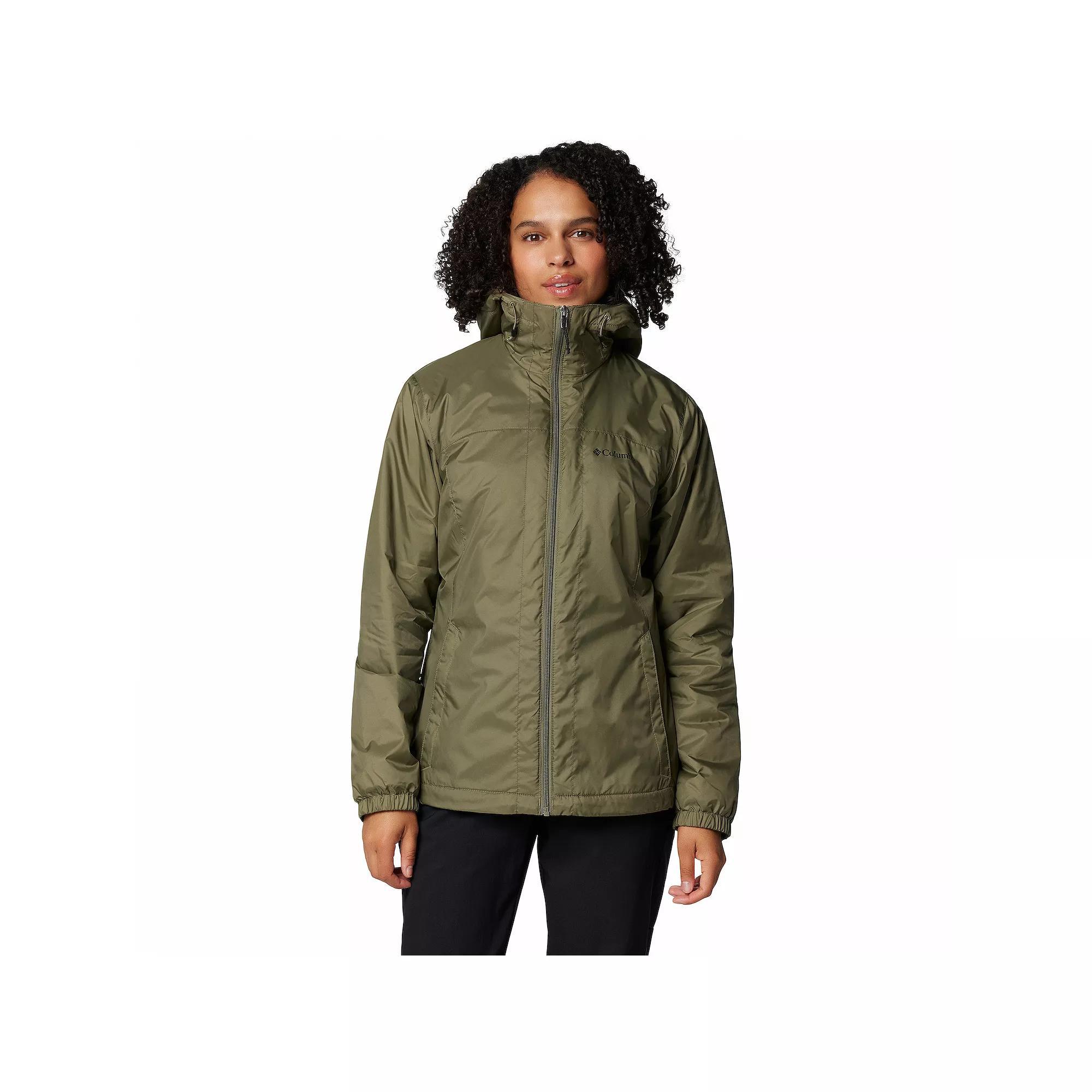 Women's Columbia Switchback II Sherpa-Lined Jacket, Size: XXL, Stone Green Product Image