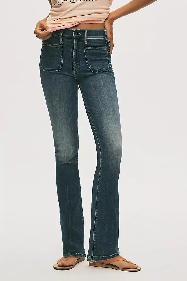 MOTHER Patch Pocket Insider Sneak High-Rise Flare Jeans Product Image