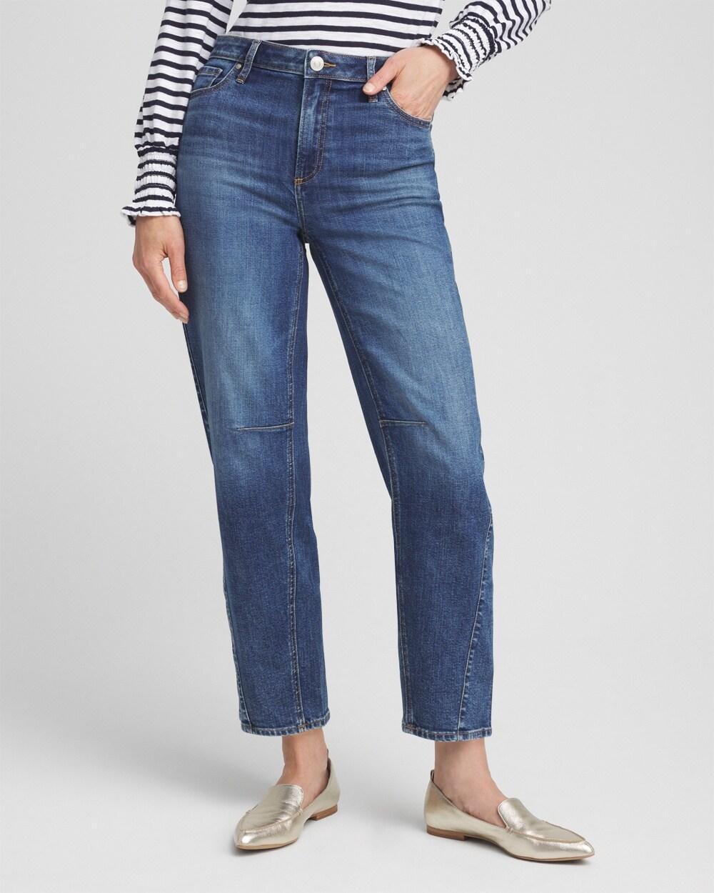 Tapered Cropped Jeans Product Image
