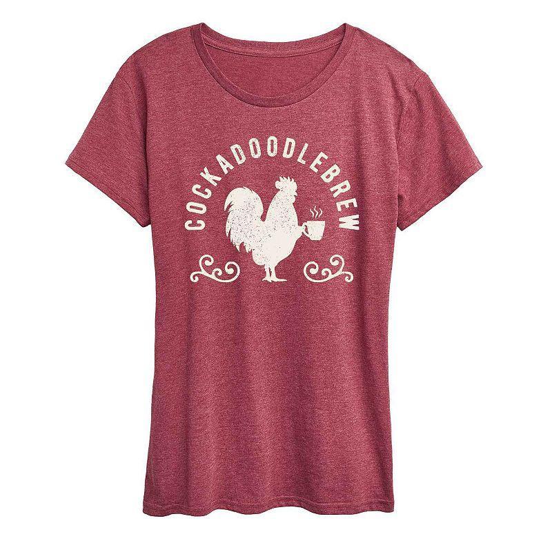 Womens Cockadoodlebrew Graphic Tee, Girls Product Image
