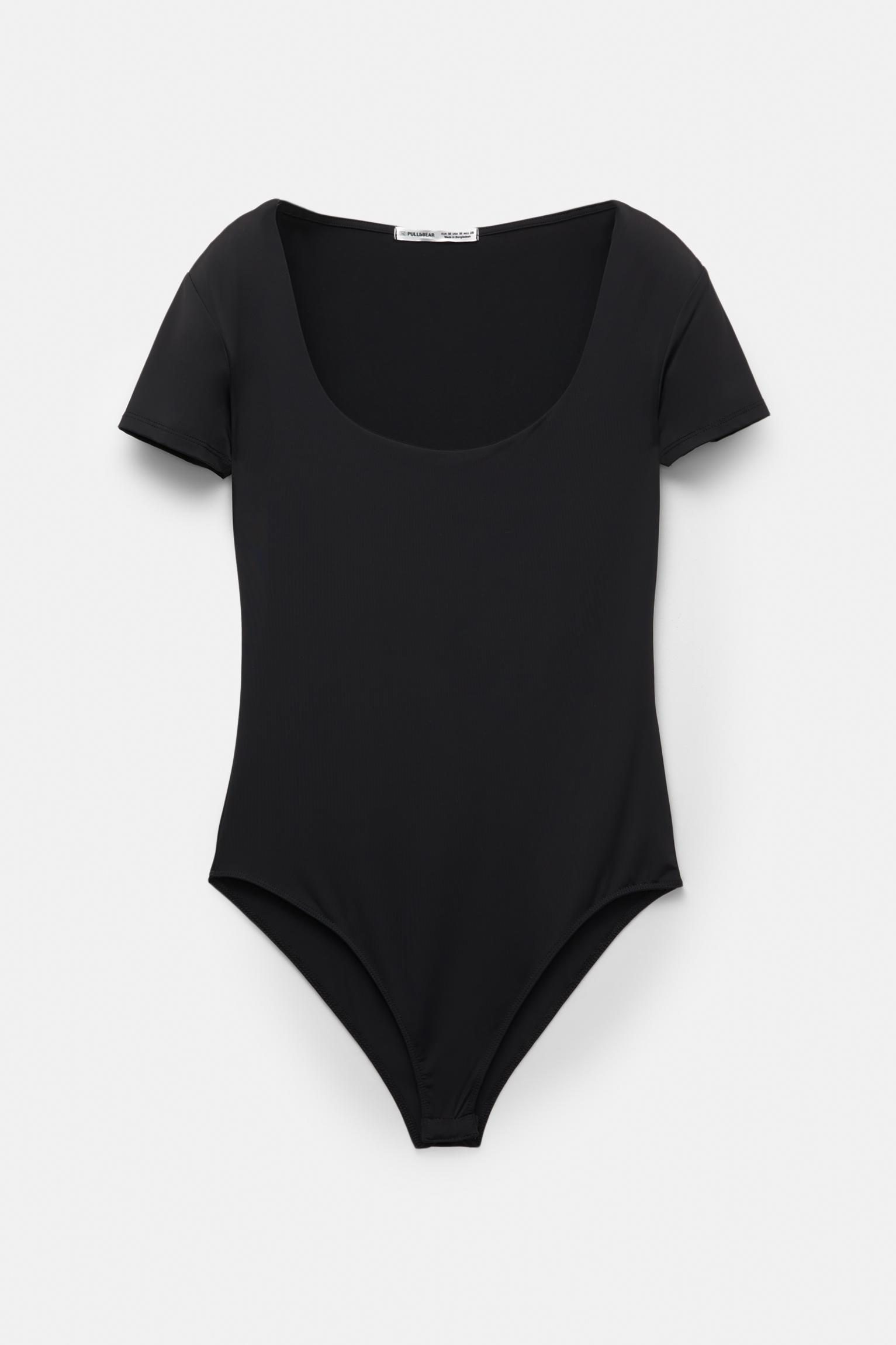 Short sleeve polyamide bodysuit Product Image