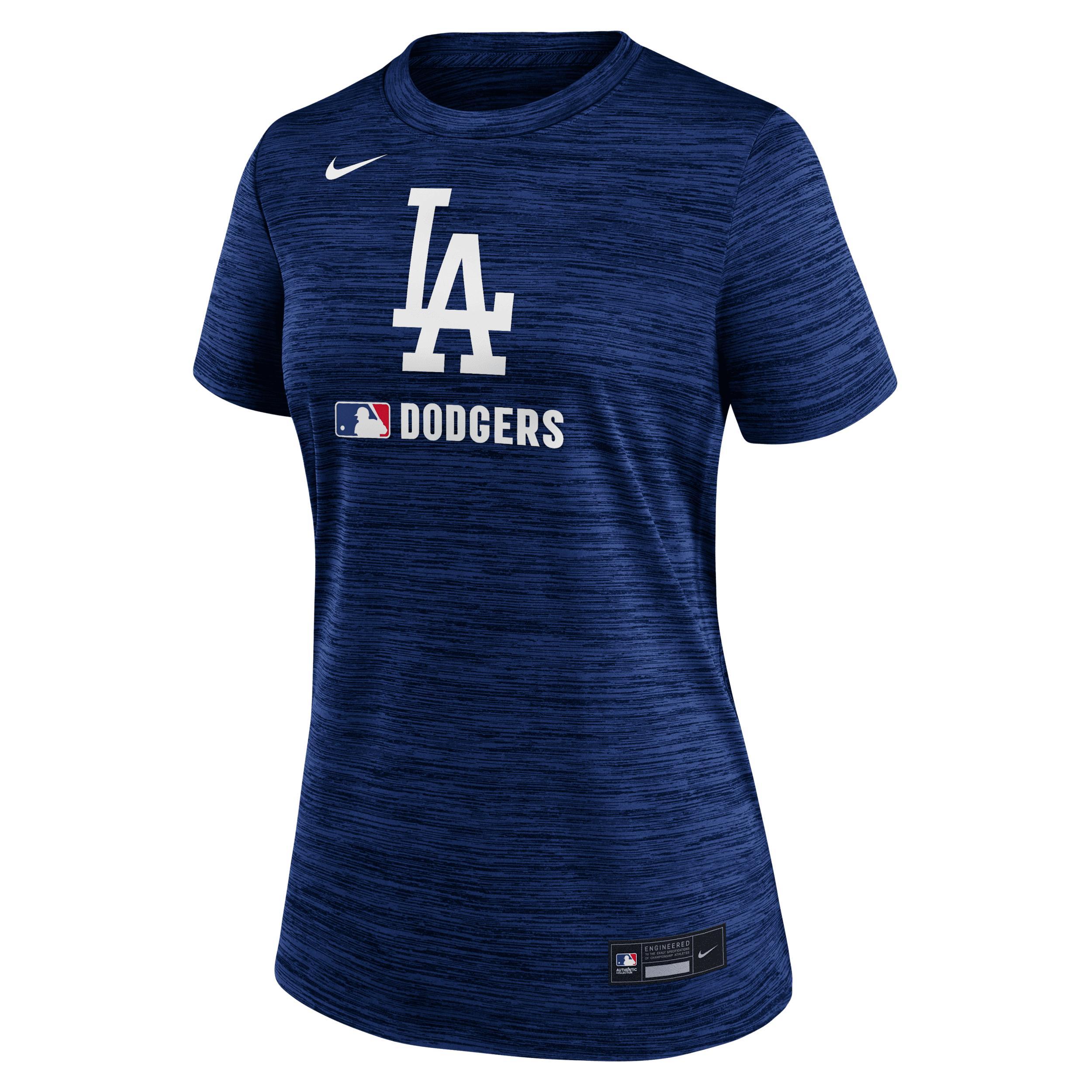 Cleveland Guardians Authentic Collection Velocity Nike Women's Dri-FIT MLB T-Shirt Product Image