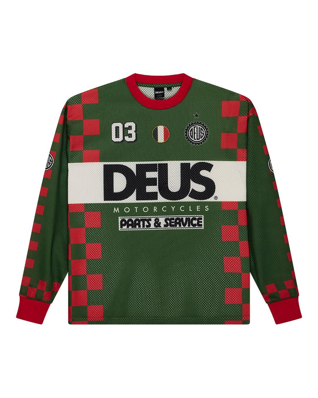 Overlap Moto Jersey - Green Bee Product Image