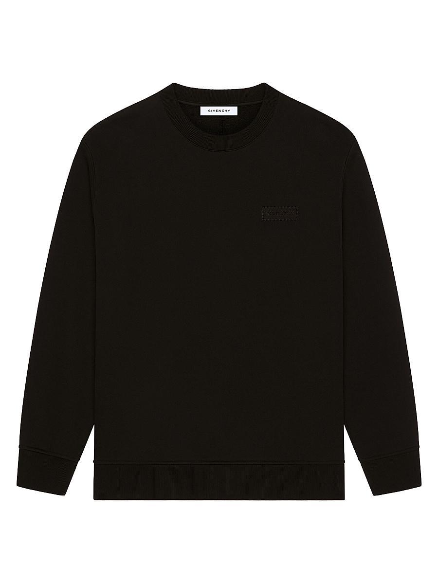 Mens Sweatshirt in Fleece with Patch Product Image
