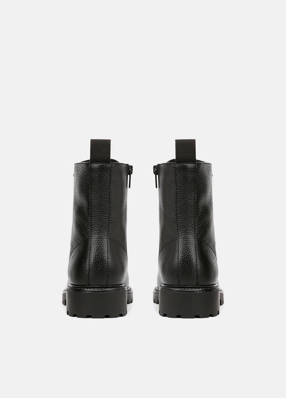 Mens Dominic Leather Boot, Black, Size 13 Vince Product Image
