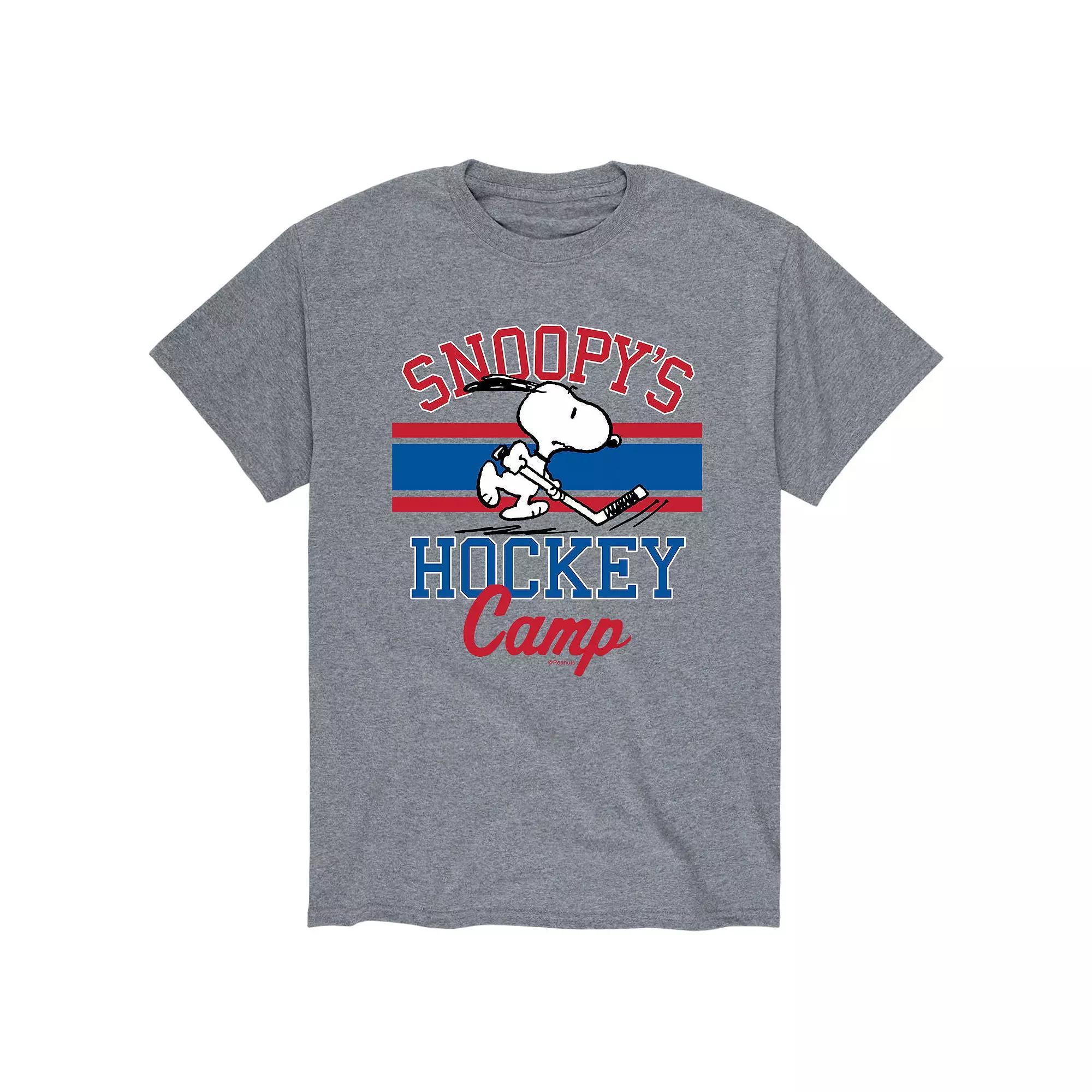 Mens Peanuts Snoopys Hockey Camp Tee Product Image