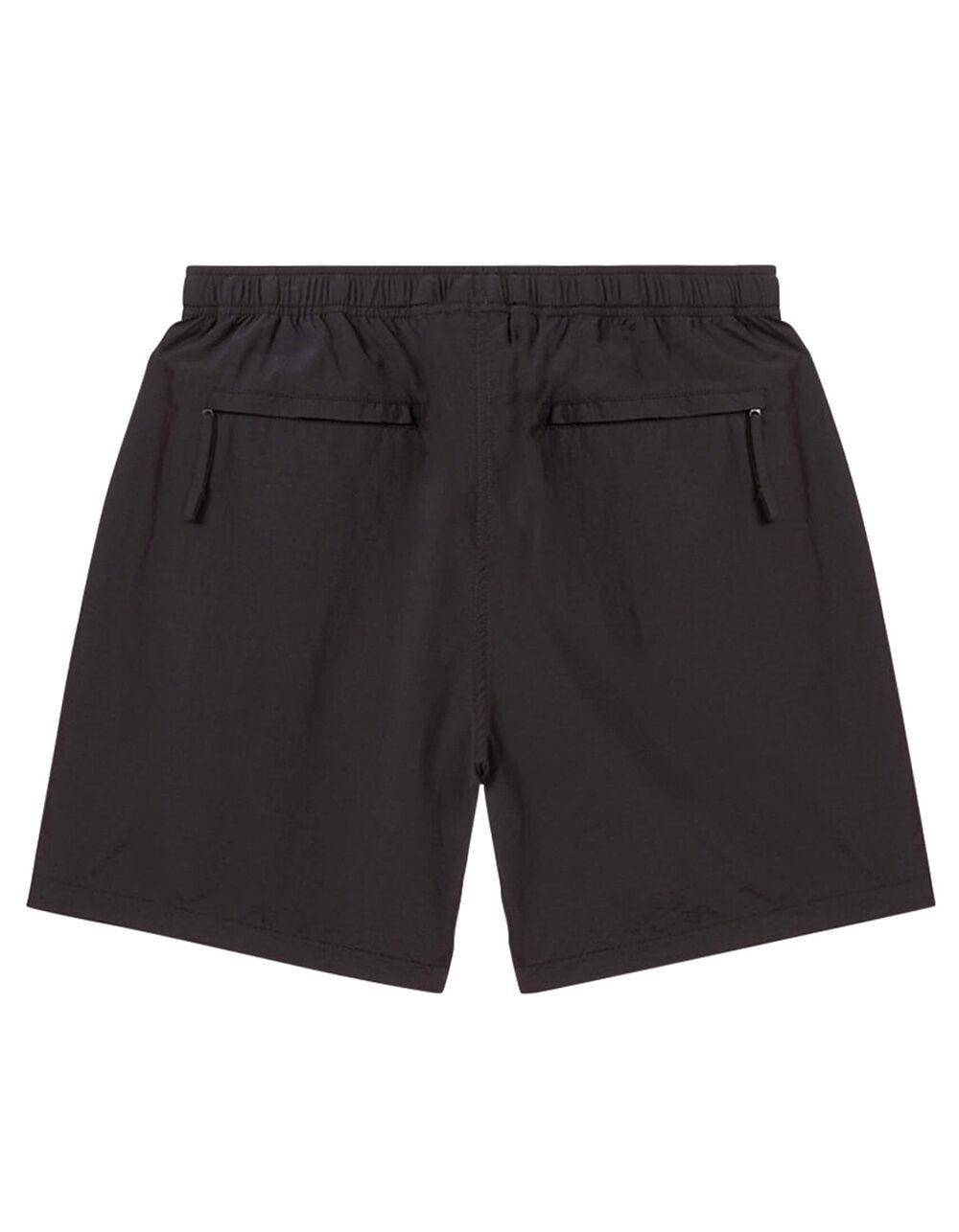 OBEY Route Mens Nylon Shorts - BLACK Product Image