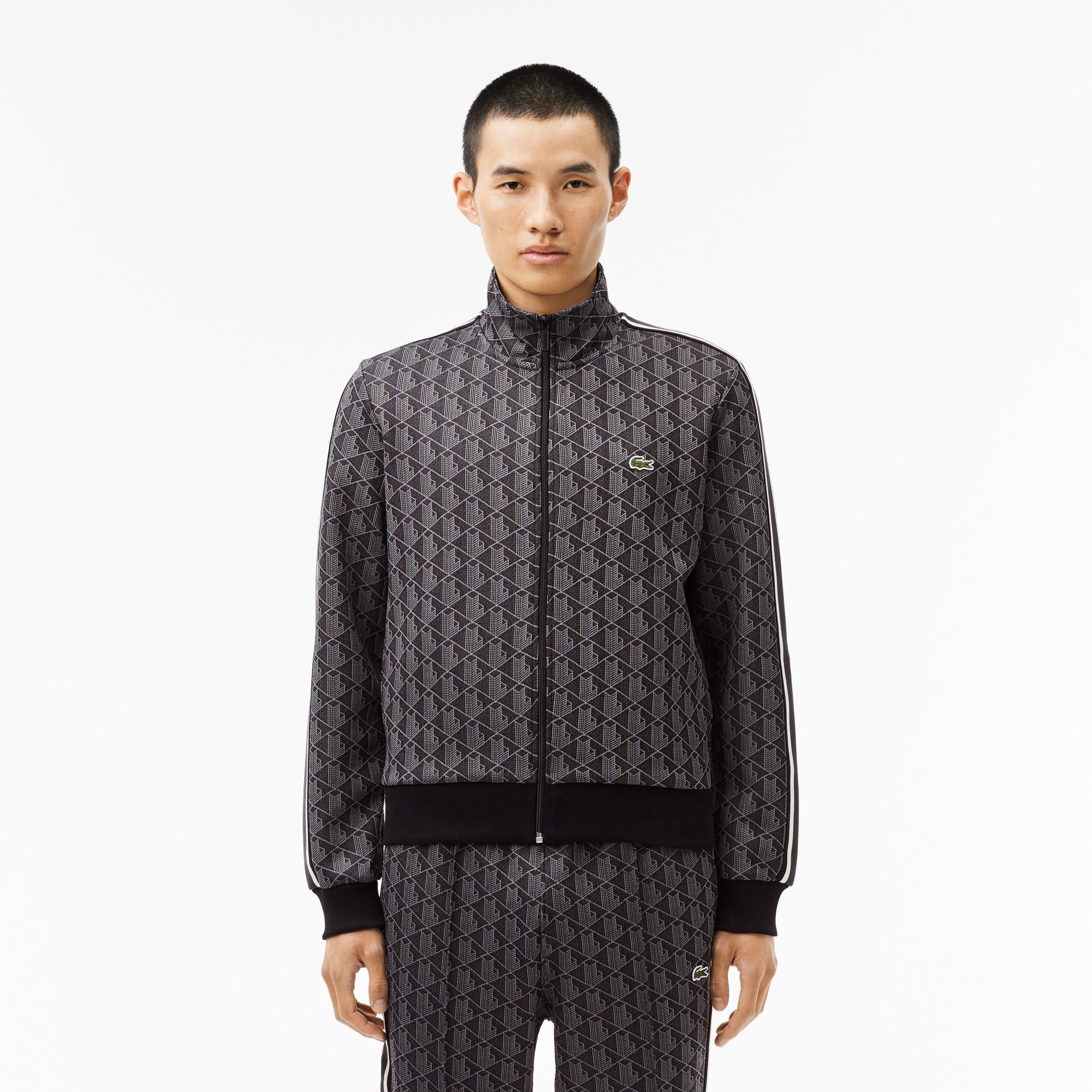 Paris Zip-Up Jacquard Track Jacket Product Image