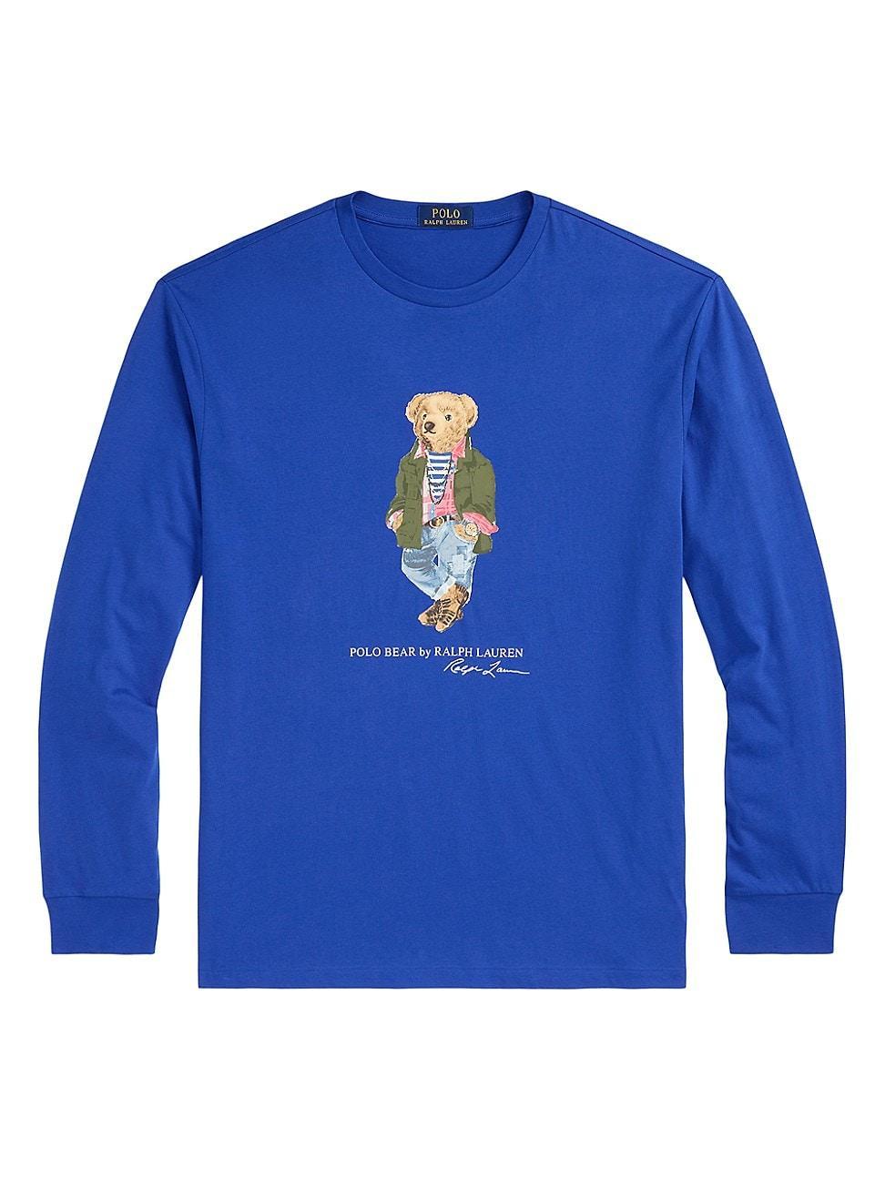 Mens Classic-Fit Polo Bear Jersey T-Shirt Product Image