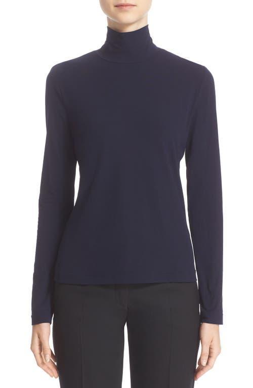 Fine Jersey Long-Sleeve Turtleneck Product Image