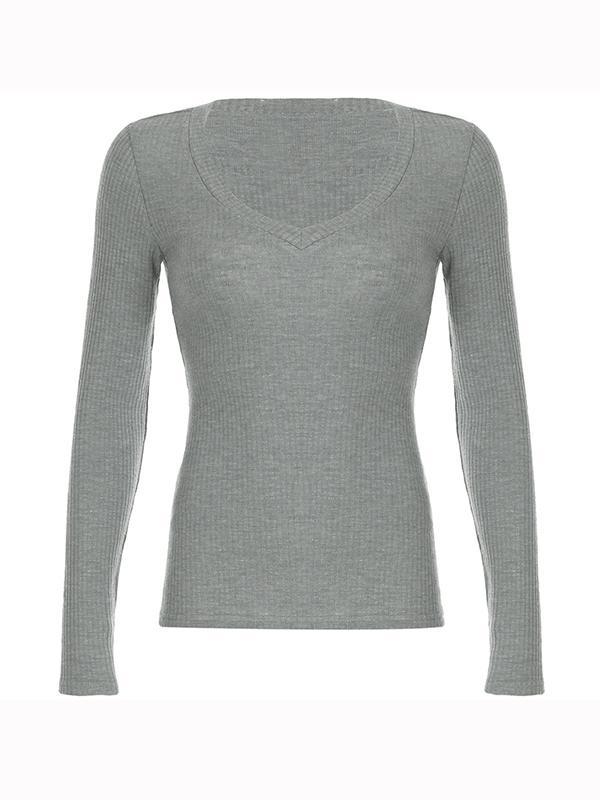 Slim Fit Long Sleeves Knits Product Image