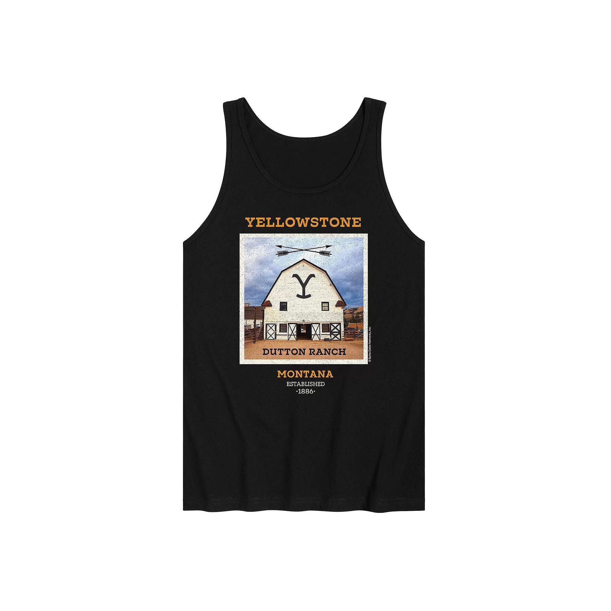 Mens Yellowstone Ranch Barn Tank Top Product Image