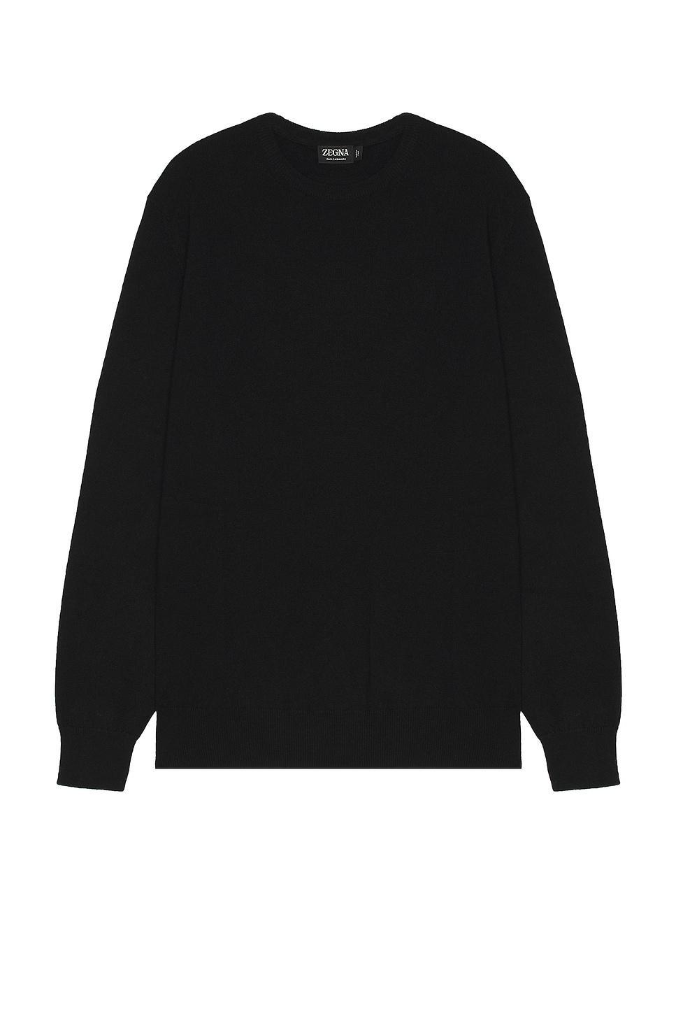 ZEGNA Oasi Crew Neck In Black Product Image