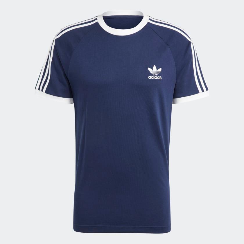 adidas Adicolor Classics 3-Stripes Tee Green S Mens Product Image