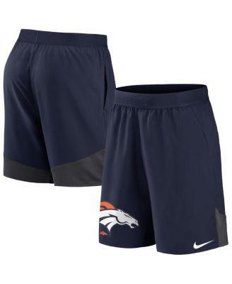 Mens Nike Denver Broncos Stretch Performance Shorts Blue Product Image