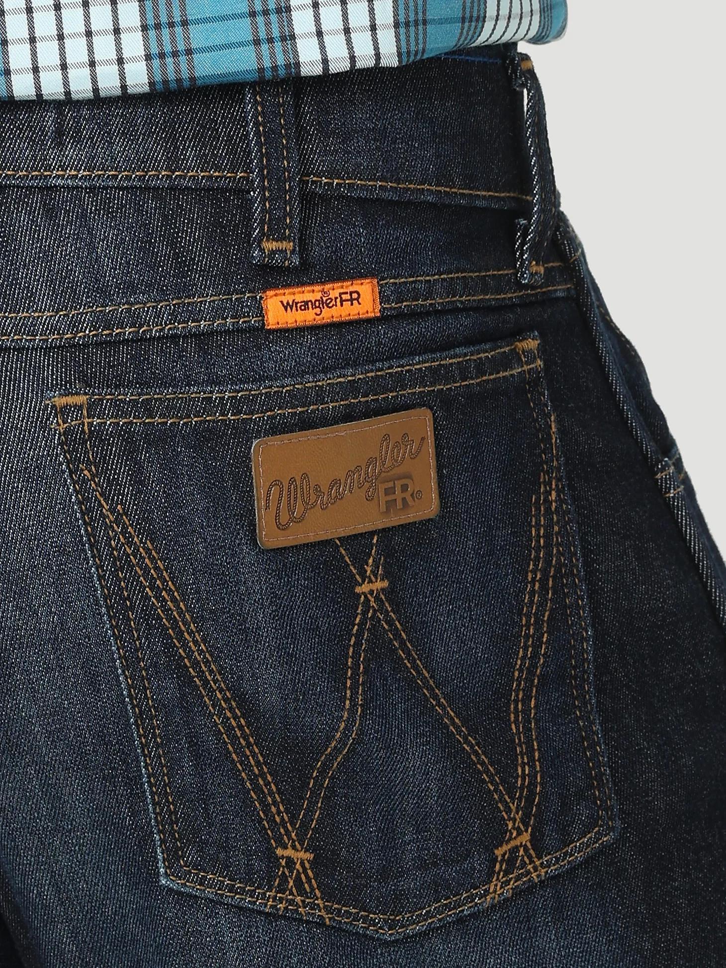 Wrangler® FR Flame-Resistant Retro® Slim Boot Jean | Men's JEANS | Wrangler® Product Image