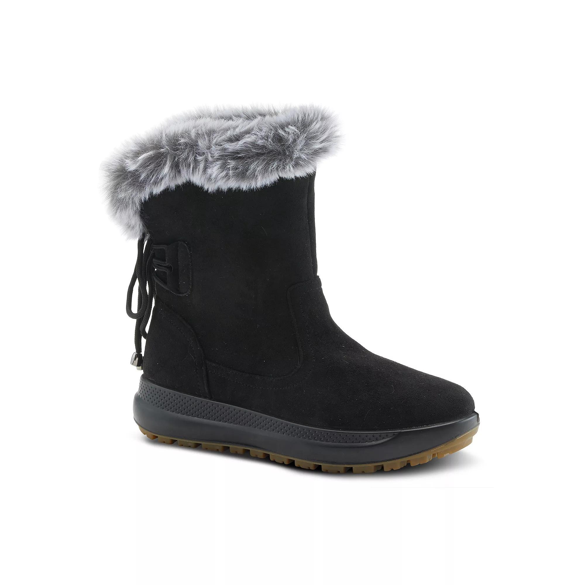 Flexus by Spring Step Snowbird Womens Waterproof Snow Boots Red Product Image