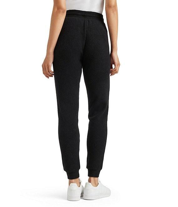 Splendid London Lounge Waffle Knit High Rise Tie Front Full Length Jogger Product Image