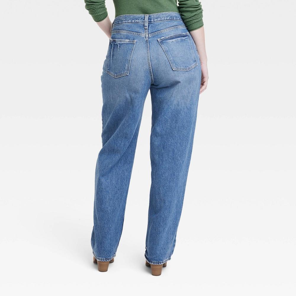 Women's Mid-Rise 90's Baggy Jeans - Universal Thread™ Medium Wash 8 Product Image