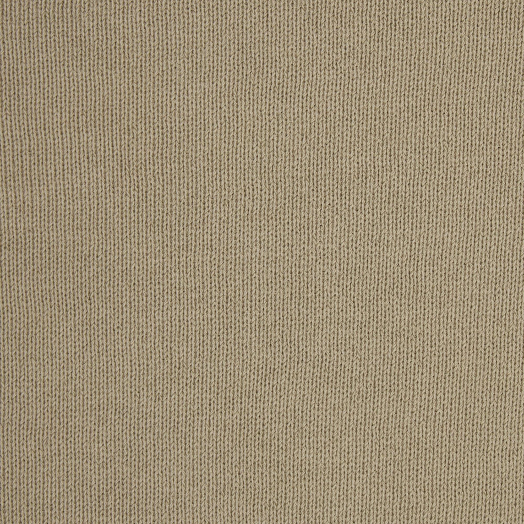 FRENCH TERRY SHRUNKEN ZIP UP HOODIE | TAUPE Product Image